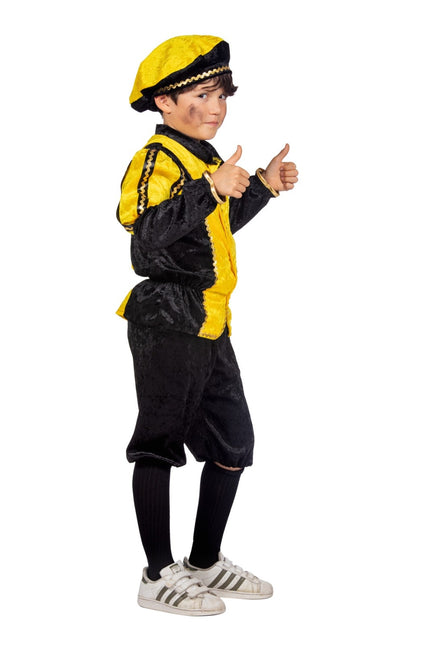 Pietenpak Kind Gul/Sort Luxe