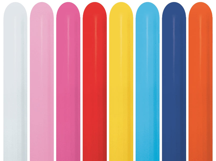 Modelleringsballoner Fashion Mix 7,6 cm 152 cm 50 stk