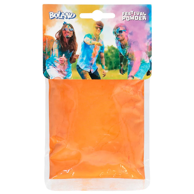 Orange Holi-pulver 70gr
