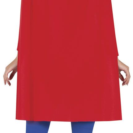 Supergirl Kostume Blå Dame