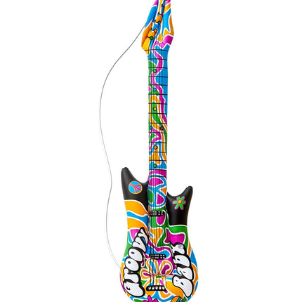 Hippie 60S oppustelig guitar 1,05 m