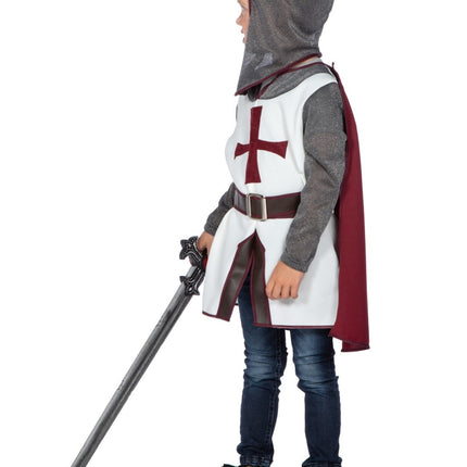 Ridder kostume barn kors 4 dele