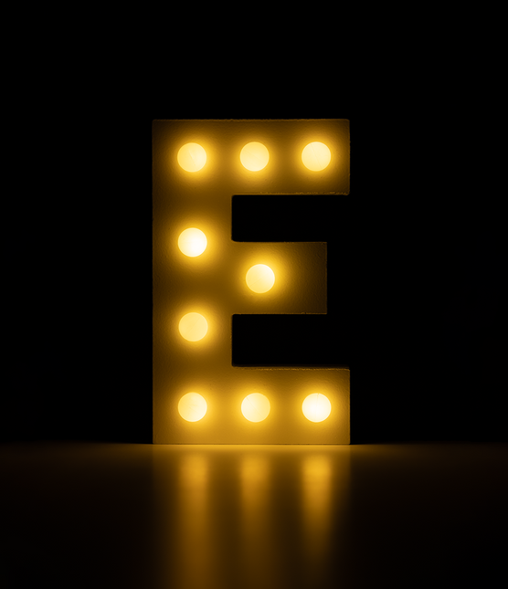 E Light Letter 16,5 cm