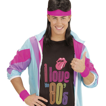 Neonpink svedbånd 2 stk