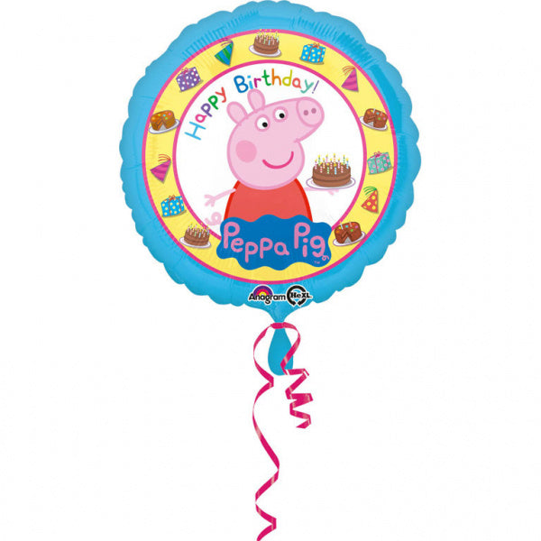 Peppa Pig Helium Balloon Happy Birthday 43cm tom