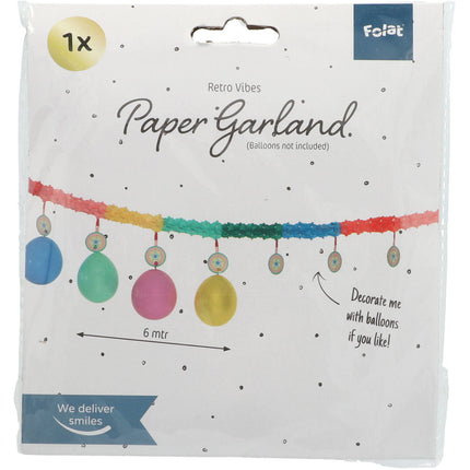 Guirlande vedhæng Retro 6m