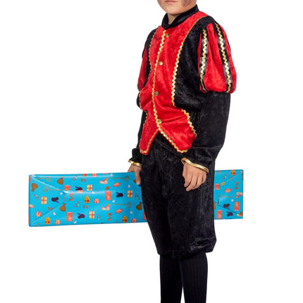 Pietenpak Kind Rød/Sort Luxe