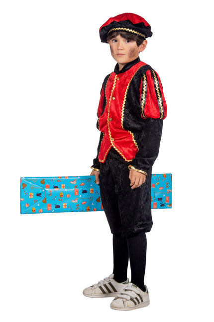 Pietenpak Kind Rød/Sort Luxe