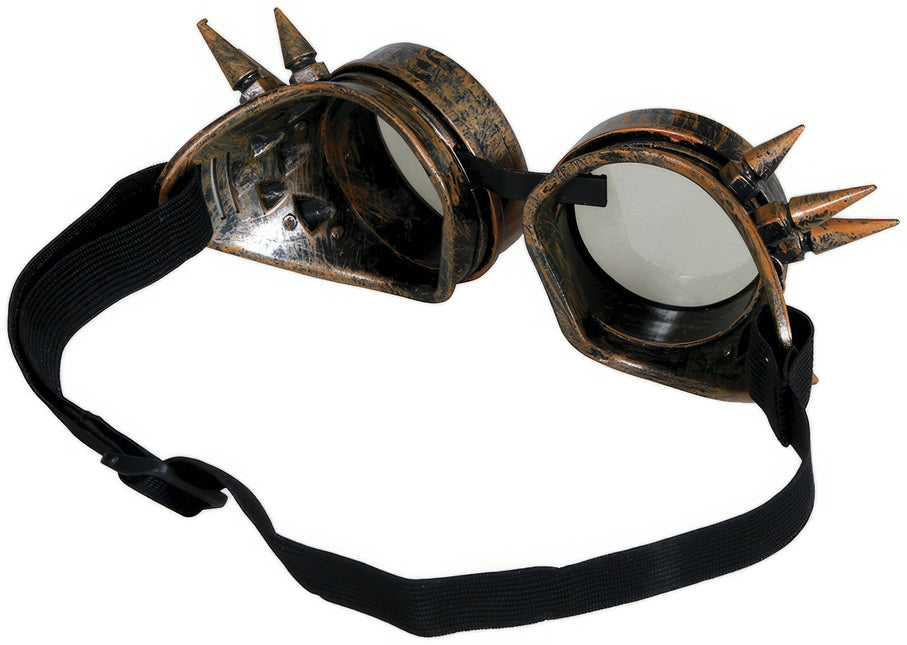 Steampunk-briller brun