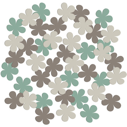 Blomster konfetti farvede