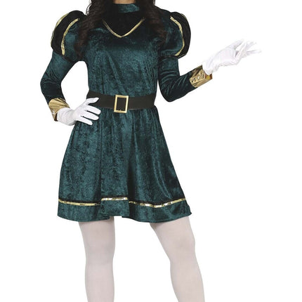 Pietenpak-kjole grøn