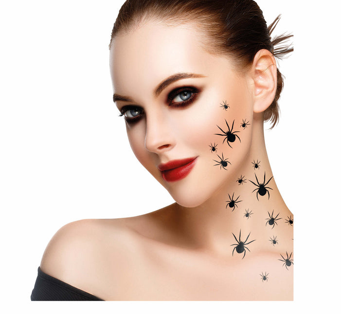 Halloween falske tatoveringer Edderkopper