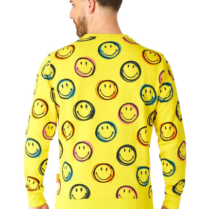 Smiley Smudge Sweater Men <tc>OppoSuits</tc>