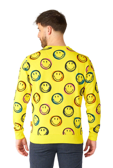 Smiley Smudge Sweater Men <tc>OppoSuits</tc>