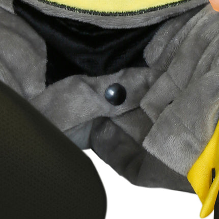 Batman-dragt grå baby