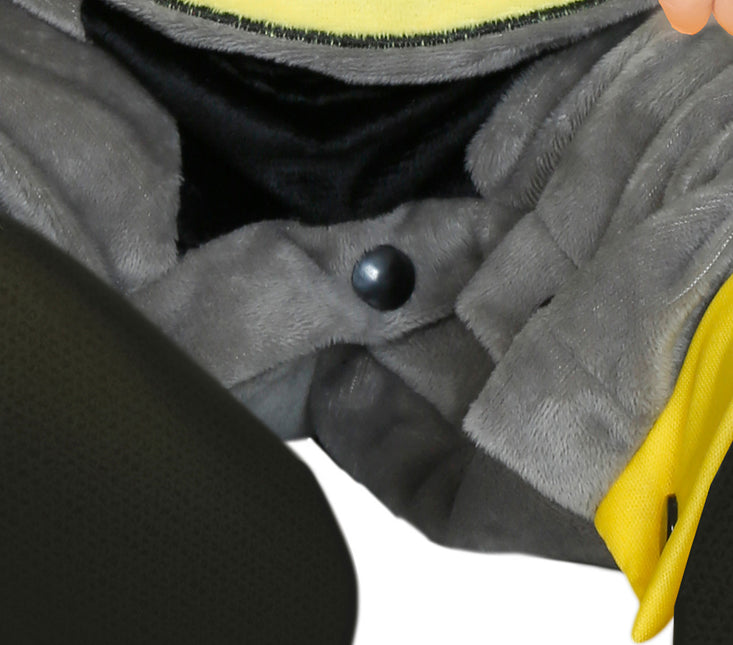 Batman-dragt grå baby