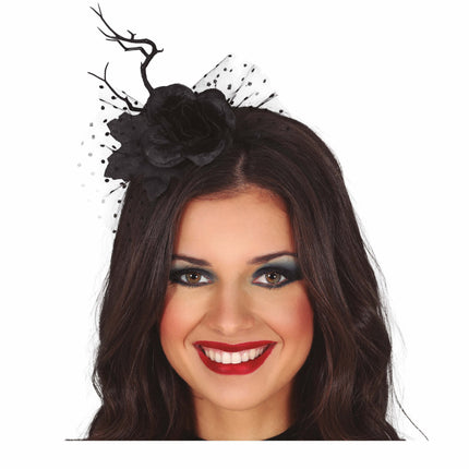 Pandebånd, blomst og slør