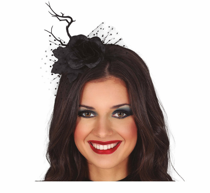 Pandebånd, blomst og slør