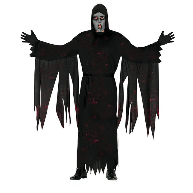 Hætteklædt snigmorder halloweenkostume mænd