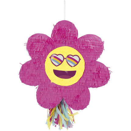 Emoij Pinata blomst tom 45 cm