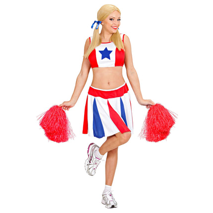 Cheerleader Pompon rød
