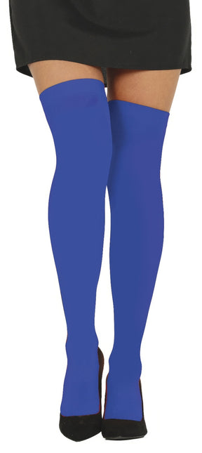 Mørkeblå strømper Mørkeblå