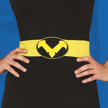 Batgirl Kostume Blå Dame