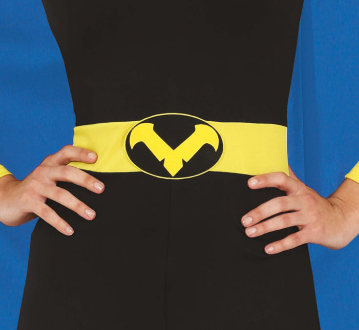 Batgirl Kostume Blå Dame