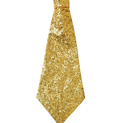 Guld slips glitter med elastik