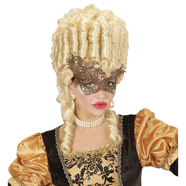 Gylden øjenmaske Lace