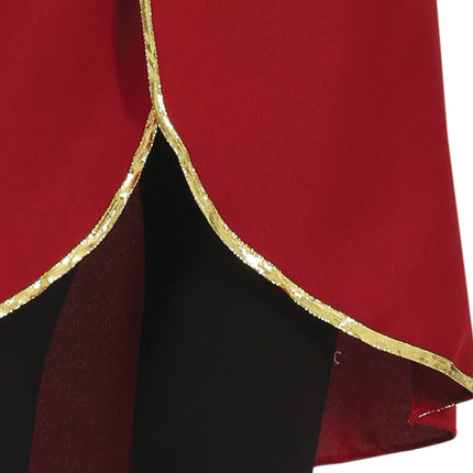 Piratkostume Bordeauxrød til damer