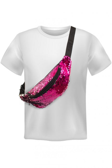 Hip bag Pink Pailletter
