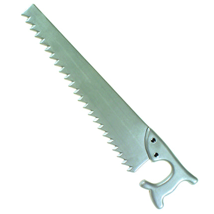 Sølvfarvet falsk sav 55 cm