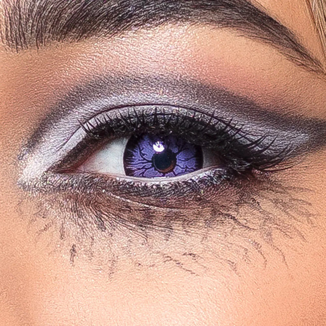 Lilla sorte farvede linser