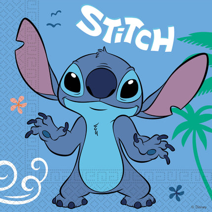 Stitch-servietter i to lag 33 cm 20 stk