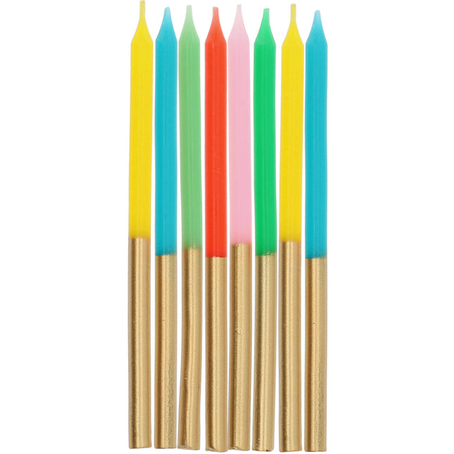 Stearinlys Retro Metallic 10cm