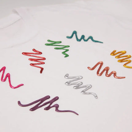 Cosmic Moon metallisk tekstilmaling sølv 30 ml