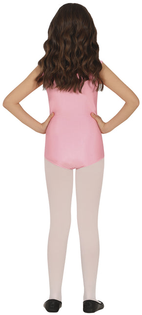 Pink gymnastikdragt uden ærmer til piger