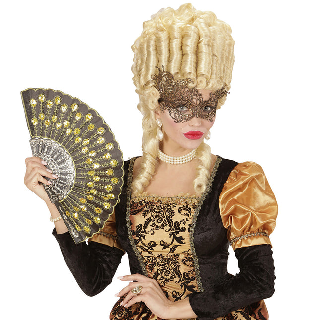 Gylden øjenmaske Lace