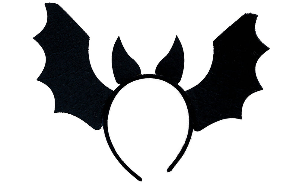Lilla halloween-hårbånd med flagermus