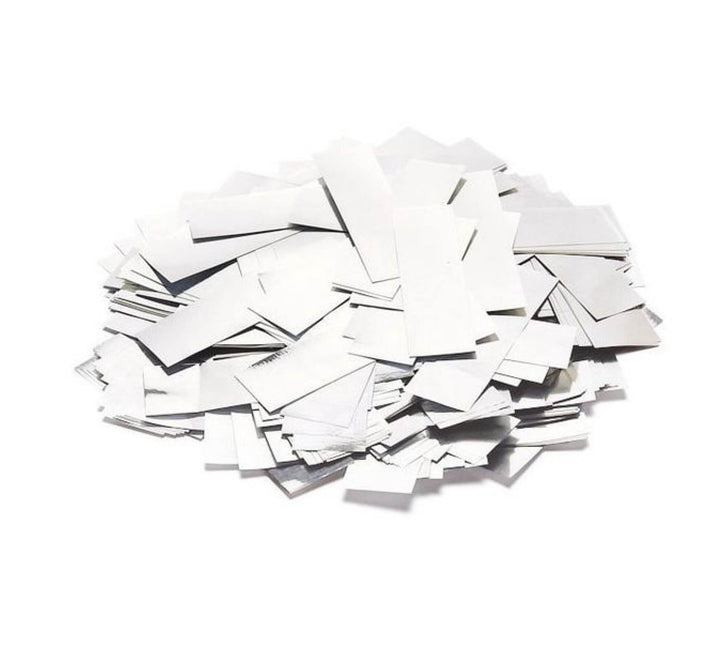 Konfettikanon hvid 40 cm