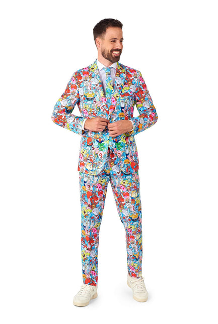 SpongeBob Frenzy Suit Men <tc>OppoSuits</tc>