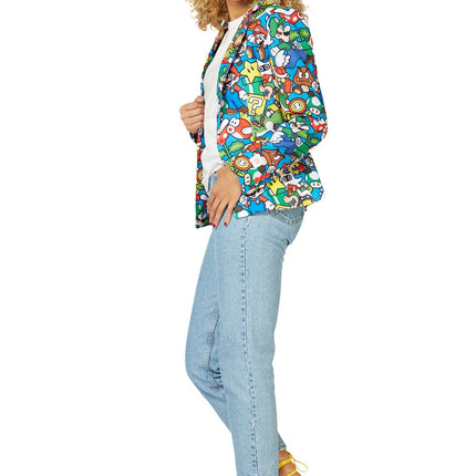 Super Mario Blazer til damer <tc>OppoSuits</tc>
