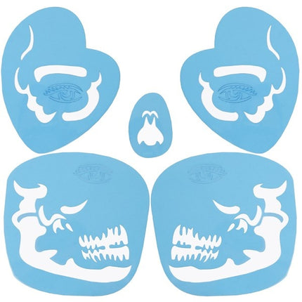 PXP Schmink skabelon ansigtsmaling kranium