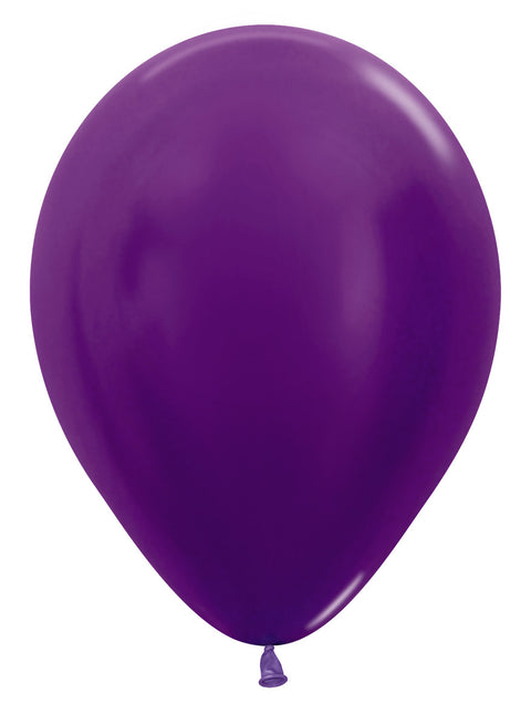 Balloner Metallic Violet 30cm 50stk