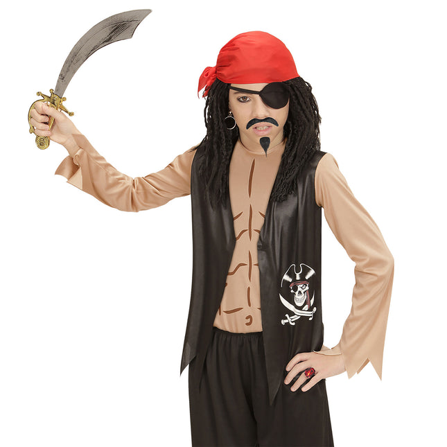 Piratkostume dreng 2 dele