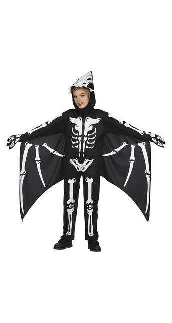 Flagermus halloweenkostume barn skelet