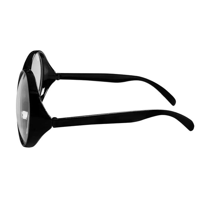 Nørd med sorte briller