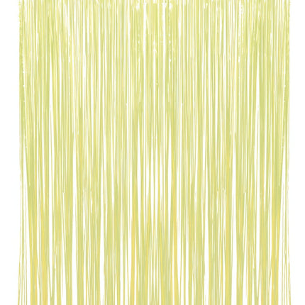 Gult dørforhæng 2m