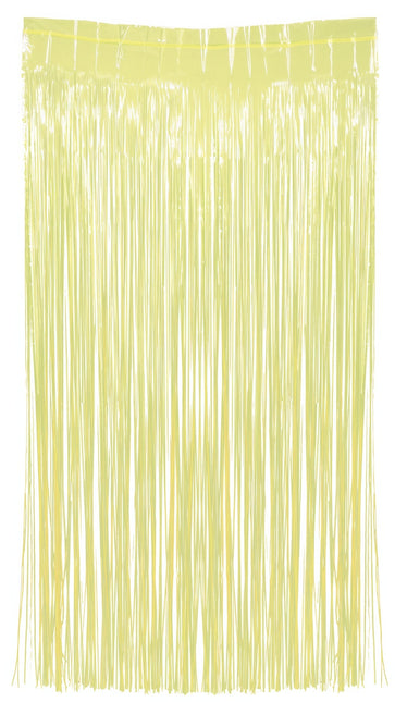 Gult dørforhæng 2m